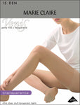 PANTY TRANSPARENTE 15 DEN MARIE CLAIRE. MODELO 4443 MARIE CLAIRE